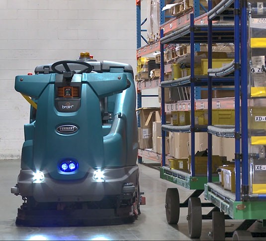 T16AMR Industrial Robotic Floor Scrubber alt 12